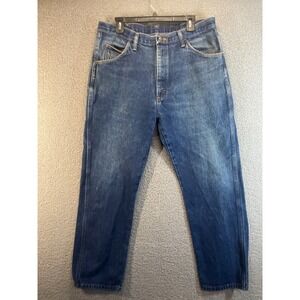 RUSTLER JEANS MENS 38 X‎ 30 DENIM  MEDIUM WASH